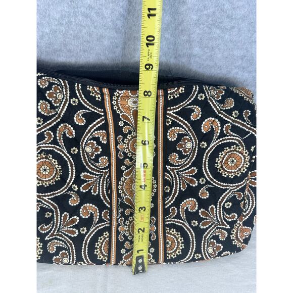 Vera Bradley Cafe Latte Fall Neutral Paisley Print Crossbody Bag Quilted Y2K - Picture 14 of 14